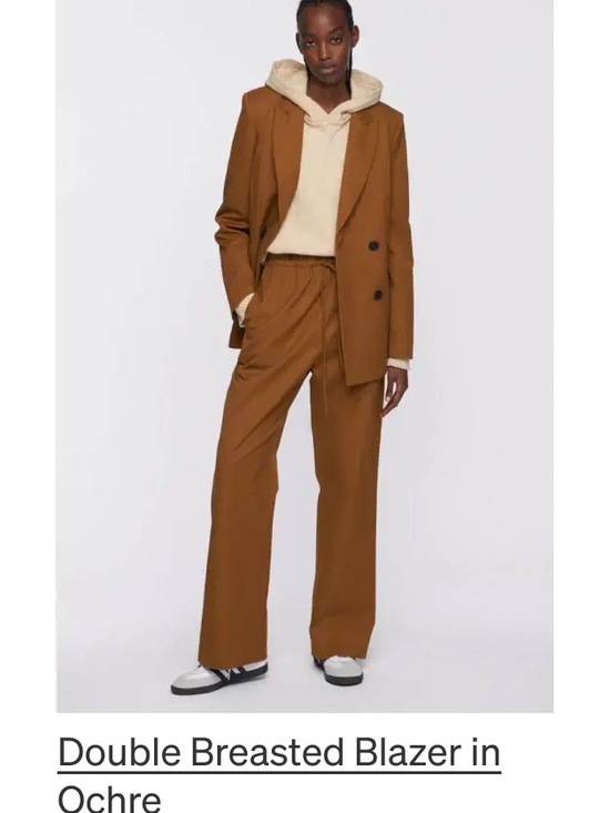 KOTN Jackets & Blazers - Double-Breasted Women’s KOTN ochre suit